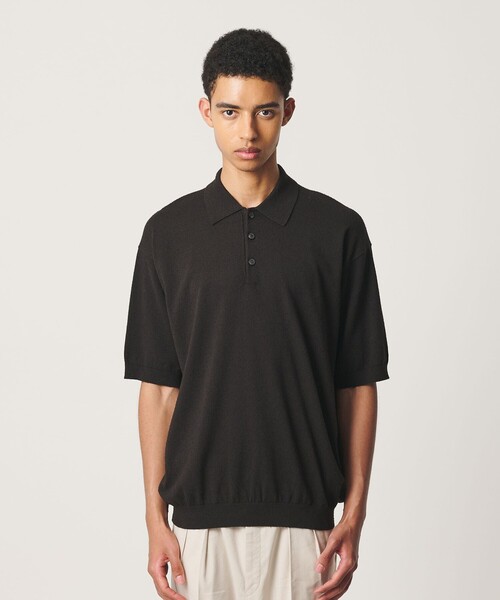 BEAUTY&YOUTH UNITED ARROWS(ビューティーアンドユースユナイテッドアローズ)の「<OWNESS>フェザー コットン 3ボタン ポロシャツ(ポロシャツ・メンズ・ダークグレー/ホワイト/オレンジ系その他・S/M/L)」の15枚目の写真