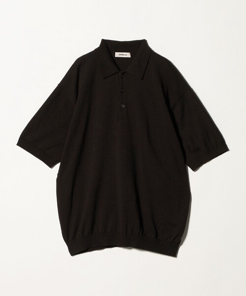 BEAUTY&YOUTH UNITED ARROWS(ビューティーアンドユースユナイテッドアローズ)の「<OWNESS>フェザー コットン 3ボタン ポロシャツ(ポロシャツ・メンズ・ダークグレー/ホワイト/オレンジ系その他・S/M/L)」の4枚目の写真
