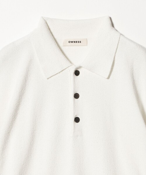 BEAUTY&YOUTH UNITED ARROWS(ビューティーアンドユースユナイテッドアローズ)の「<OWNESS>フェザー コットン 3ボタン ポロシャツ(ポロシャツ・メンズ・ダークグレー/ホワイト/オレンジ系その他・S/M/L)」の7枚目の写真