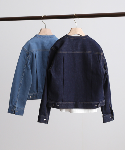 DAILY DENIM COLLECTION】BASICデニムシャツジャケット kids（デニム