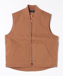 【T16】【Corner Stone/コーナーストーン】WASHED DUCK CLOTH VEST S-CSV40