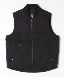 【T16】【Corner Stone/コーナーストーン】WASHED DUCK CLOTH VEST S-CSV40