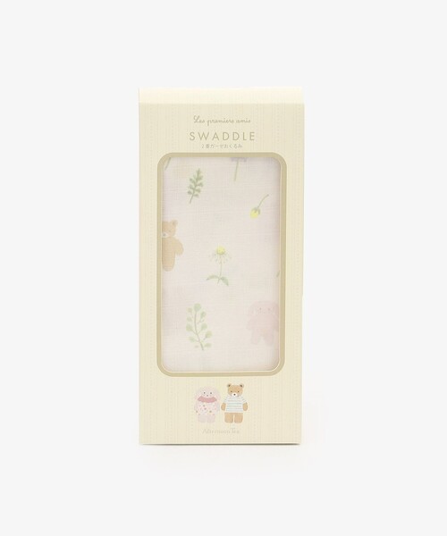 Afternoon Tea（アフタヌーンティー）の「2重ガーゼおくるみ/レ プルミエ ザミ（おくるみ・キッズ・ホワイト・ONE SIZE）」の3枚目の写真