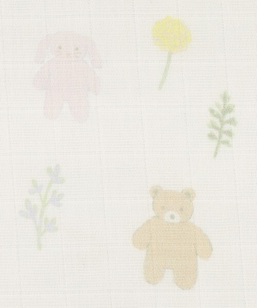 Afternoon Tea（アフタヌーンティー）の「2重ガーゼおくるみ/レ プルミエ ザミ（おくるみ・キッズ・ホワイト・ONE SIZE）」の7枚目の写真