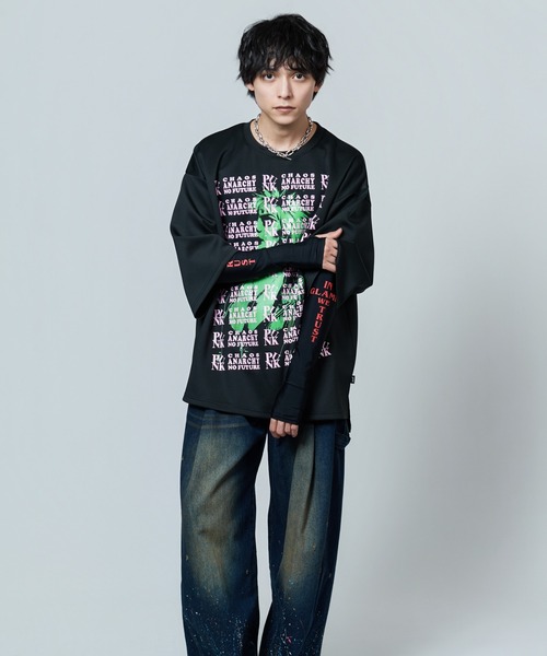 glamb(グラム)の「Slogan Arm Cover / スローガンアームカバー(アームカバー・メンズ・ブラック/カーキ/ブルー・FREE)」の15枚目の写真