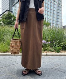 【WEB限定/伸縮性抜群◎】ストレッチナロースカート