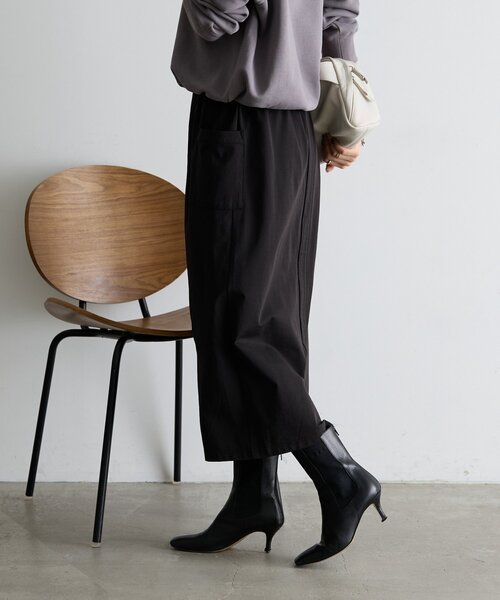 Jena espace merveilleux（ジェナ　エスパスメルヴェイユ）の「【WEB限定/伸縮性抜群◎】ストレッチナロースカート（スカート・レディース・アイボリー/ベージュ/ブラック・FREE）」の19枚目の写真