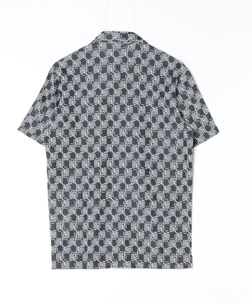 PING(ピン)の「ピン AZモノグラムジャカード半袖ポロシャツ(Tシャツ/カットソー・メンズ・ホワイト/ブラック・M/L/LL)」の3枚目の写真