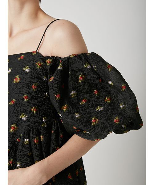 LILY BROWN（リリーブラウン）の「3way ペプラムトップス（シャツ/ブラウス・レディース・ライトグレー/ライトブルー/ブラック・F）」の14枚目の写真