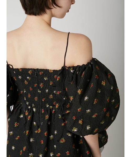 LILY BROWN（リリーブラウン）の「3way ペプラムトップス（シャツ/ブラウス・レディース・ライトグレー/ライトブルー/ブラック・F）」の15枚目の写真