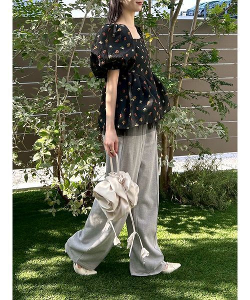 LILY BROWN（リリーブラウン）の「3way ペプラムトップス（シャツ
