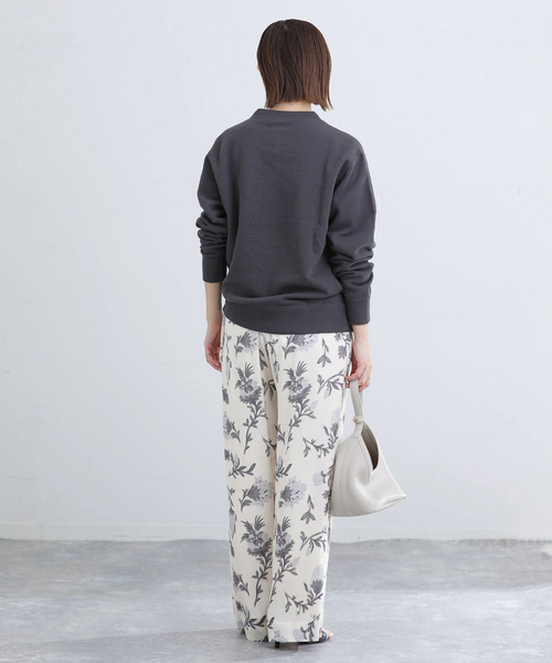 IENA（イエナ）の「《追加2》LOOPWHEELER for IENA 別注 C/N SWEAT スウェット（スウェット・レディース・チャコールグレー/アイボリー・FREE）」の11枚目の写真