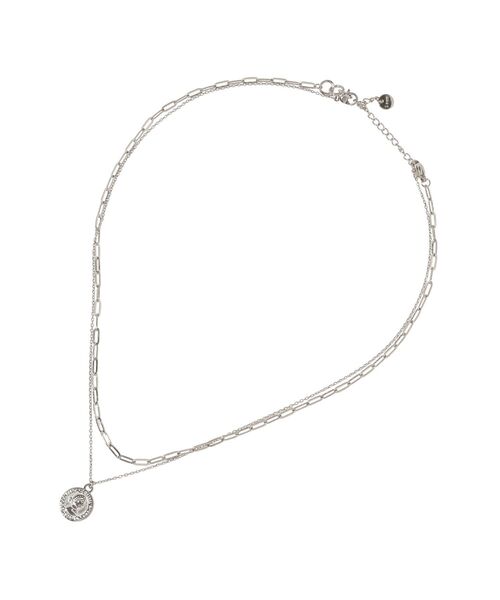 earth music&ecology（アースミュージックアンドエコロジー）の「【ステンレス】2SET コインネックレス（ネックレス・レディース・ゴールド/シルバー・FREE）」の9枚目の写真