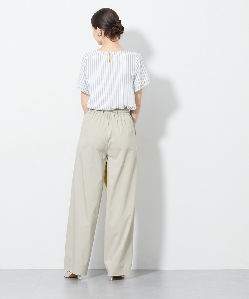 slattgir(スラットジール)の「高身長 ハイパーストレッチベルト付パンツ(接触冷感・UVカット)(トールサイズ)(その他パンツ・レディース・ブラック/ベージュ・T3L/TLL/TM/T5L/T4L/TL)」の15枚目の写真