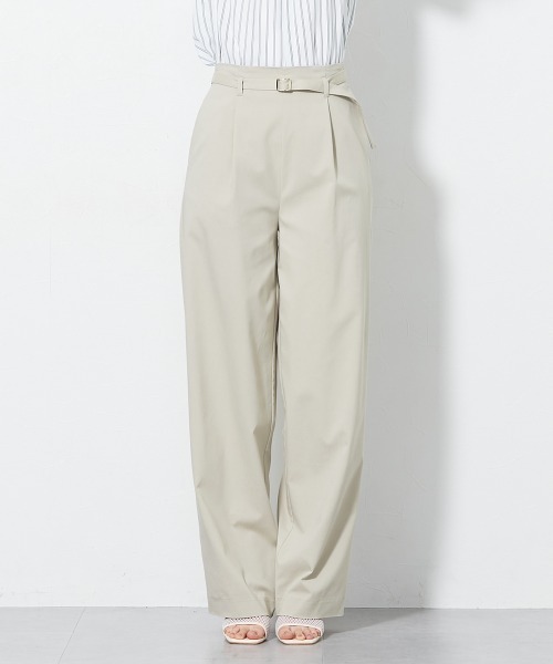 slattgir(スラットジール)の「高身長 ハイパーストレッチベルト付パンツ(接触冷感・UVカット)(トールサイズ)(その他パンツ・レディース・ブラック/ベージュ・T3L/TLL/TM/T5L/T4L/TL)」の16枚目の写真
