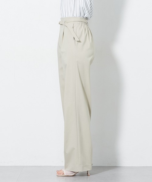 slattgir(スラットジール)の「高身長 ハイパーストレッチベルト付パンツ(接触冷感・UVカット)(トールサイズ)(その他パンツ・レディース・ブラック/ベージュ・T3L/TLL/TM/T5L/T4L/TL)」の17枚目の写真