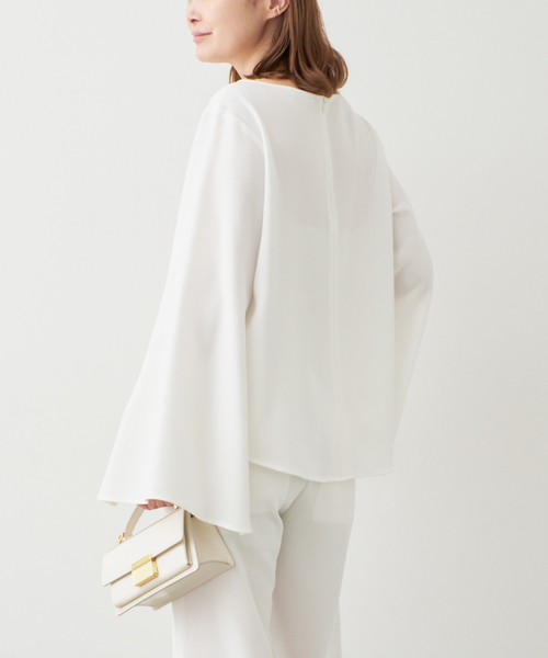 Deuxieme Classe（ドゥーズィエムクラス）の「*Sofia ジップスリーブ ブラウス（シャツ/ブラウス・レディース・ホワイト/ブラック・FREE）」の11枚目の写真