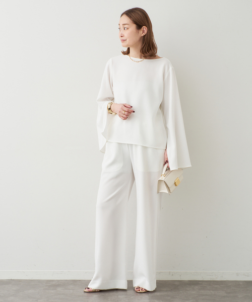 Deuxieme Classe（ドゥーズィエムクラス）の「*Sofia ジップスリーブ ブラウス（シャツ/ブラウス・レディース・ホワイト/ブラック・FREE）」の13枚目の写真