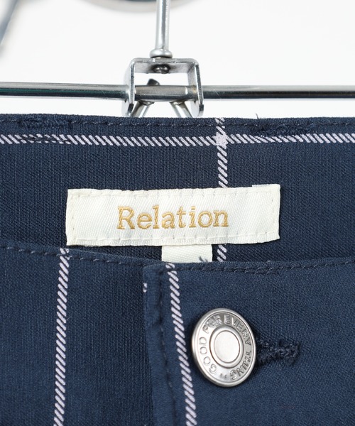 Relation（リレーション）の「総柄チェックスーパーストレッチパンツ（チノパンツ・メンズ・ブラック系その他2/ホワイト系/ブラック系その他3/ネイビー系/ブラック系その他/ブラック系その他4/カモフラージュ・XXL/M/XL/S/L）」の21枚目の写真