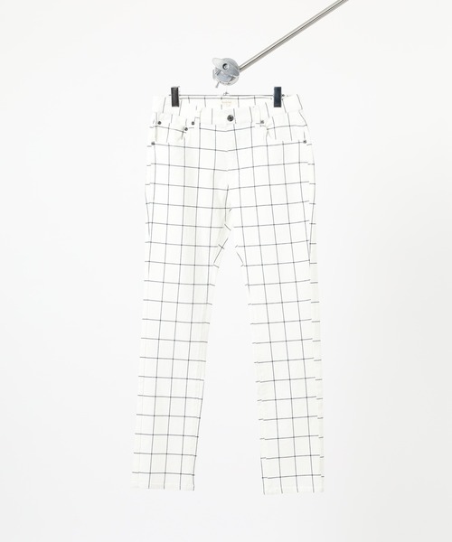 Relation（リレーション）の「総柄チェックスーパーストレッチパンツ（チノパンツ・メンズ・ブラック系その他2/ホワイト系/ブラック系その他3/ネイビー系/ブラック系その他/ブラック系その他4/カモフラージュ・XXL/M/XL/S/L）」の14枚目の写真