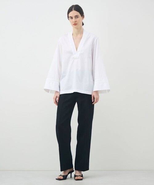 BOURRIENNE ParisX(ブリエンヌパリディス)の「BOURRIENNE POETIQUE シャツ(シャツ/ブラウス・レディース・ホワイト・36)」の2枚目の写真