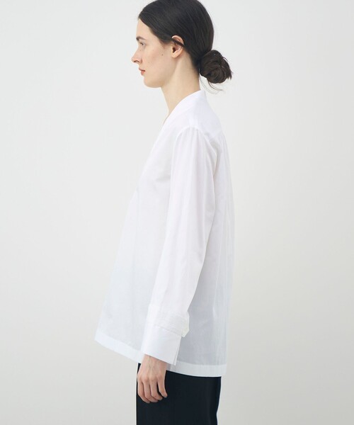 BOURRIENNE ParisX(ブリエンヌパリディス)の「BOURRIENNE POETIQUE シャツ(シャツ/ブラウス・レディース・ホワイト・36)」の4枚目の写真