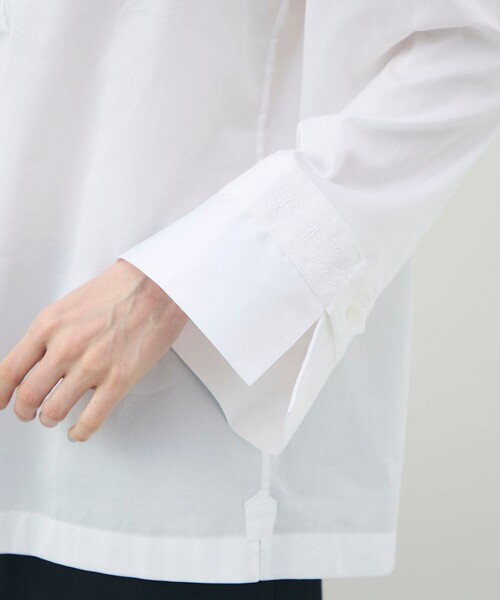 BOURRIENNE ParisX(ブリエンヌパリディス)の「BOURRIENNE POETIQUE シャツ(シャツ/ブラウス・レディース・ホワイト・36)」の8枚目の写真