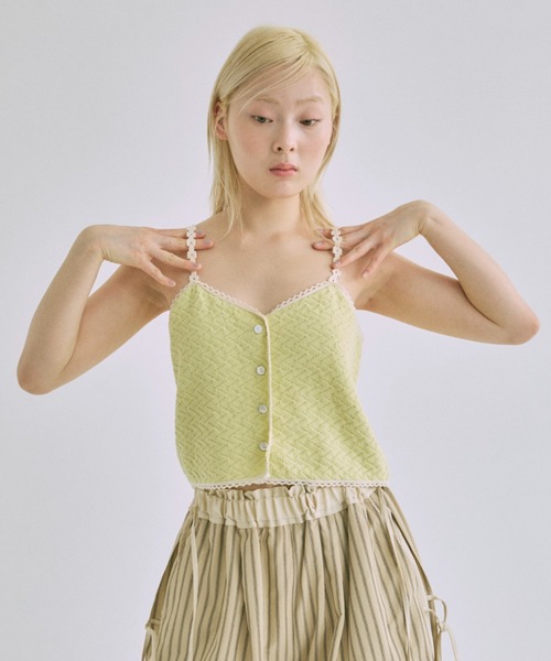 セール】Button Knit Bustier（ニット/セーター）｜EN NEUME