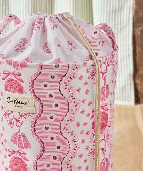 Cath Kidston（キャスキッドソン）の「ランドリーバッグ Spitalfields Silk（ランドリーグッズ・レディース・ピンク・FREE）」の3枚目の写真