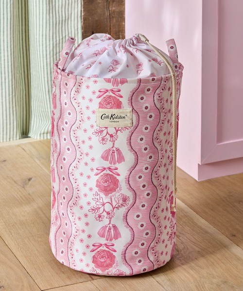 Cath Kidston（キャスキッドソン）の「ランドリーバッグ Spitalfields Silk（ランドリーグッズ・レディース・ピンク・FREE）」の4枚目の写真