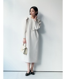 Brown&Street（ブラウンアンドストリート）の「【Refine】パフスリーブワンピース（ワンピース）」