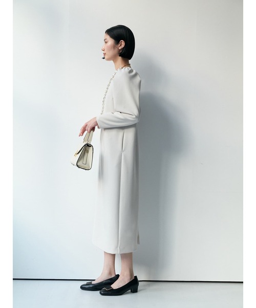 Brown&Street(ブラウンアンドストリート)の「【Refine】パフスリーブワンピース(ワンピース・レディース・ブラック/ナチュラル・FREE/L~LL)」の12枚目の写真