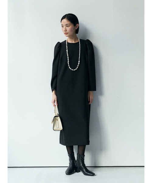 Brown&Street(ブラウンアンドストリート)の「【Refine】パフスリーブワンピース(ワンピース・レディース・ブラック/ナチュラル・FREE/L~LL)」の21枚目の写真