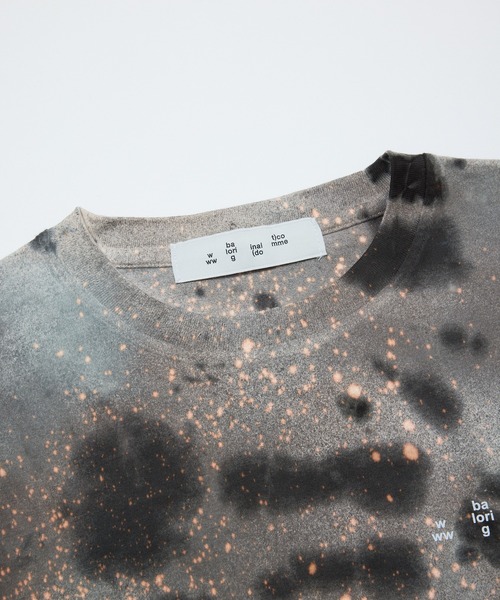 BAL(バル)の「LOGO TIE DYE TEE by YUKIDYE(Tシャツ/カットソー・メンズ・グレー・3/2/1)」の4枚目の写真