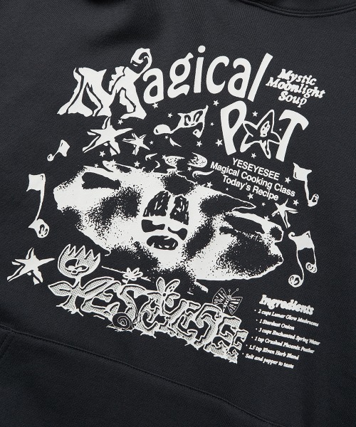 YESEYESEE(イエスアイシー)の「Y.E.S Magical Hoodie(パーカー・メンズ・マスタード/ネイビー/チャコール・XL/L/M/S)」の6枚目の写真