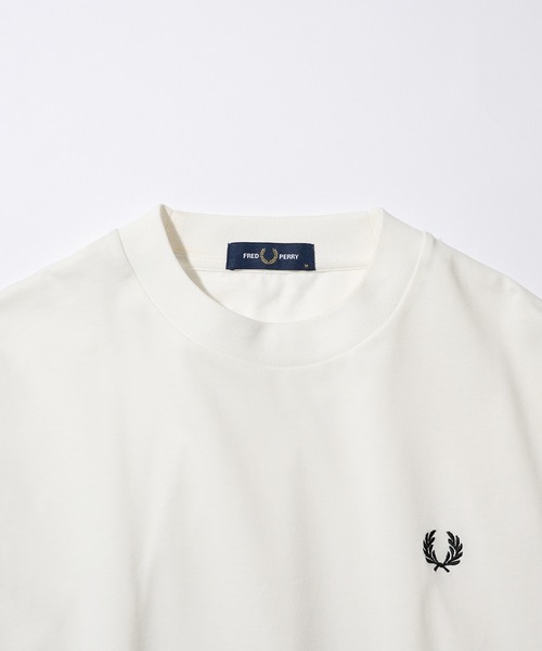 FRED PERRY(フレッドペリー)の「【FRED PERRY】OVERSIZED TSHIRT M3481/オーバーサイズ Tシャツ(Tシャツ/カットソー・メンズ・ブラック/ブラウン/ホワイト・M/S/L)」の20枚目の写真