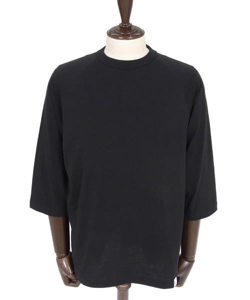 No Rain No Rainbow（ノーレインノーレインボー）の「mt10387-half sleeve T-shirt ラグランスリーブカットソー(NR26S-26)（Tシャツ/カットソー・メンズ・ストーン/ホワイト/ブラック・L/XL/M/S）」の8枚目の写真