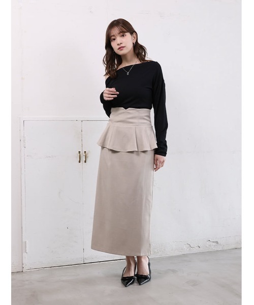 fifth（フィフス）の「サイドギャザーレディーカットソー（Tシャツ/カットソー・レディース・ライトブルー/ピンク/ブラック・M）」の6枚目の写真