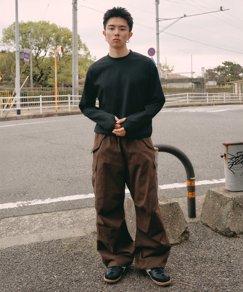 XERO（ゼロ）の「パラシュートカーゴオーバーストリングパンツ[ブラウン]（その他パンツ・レディース・その他・LARGE/MEDIUM）」の14枚目の写真