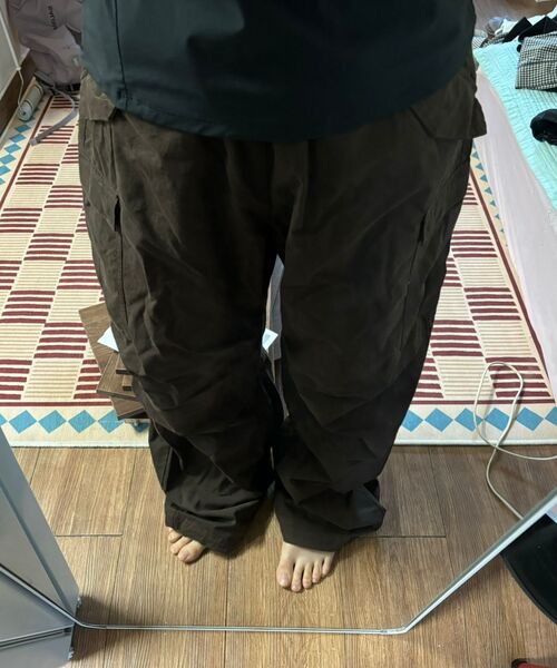 XERO（ゼロ）の「パラシュートカーゴオーバーストリングパンツ[ブラウン]（その他パンツ・レディース・その他・LARGE/MEDIUM）」の5枚目の写真