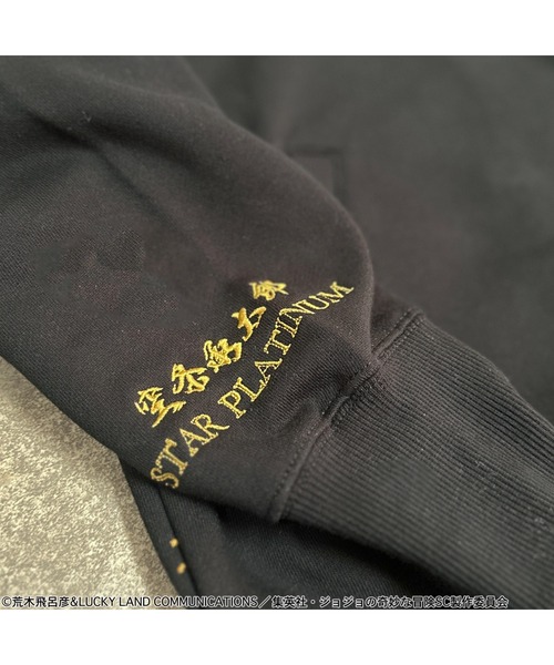 ジョジョの奇妙な冒険（ジョジョノキミョウナボウケン）の「『JOJO/ジョジョ』空条承太郎ジップアップパーカー【Z】（パーカー・メンズ・ブラック・M/L/XL）」の7枚目の写真