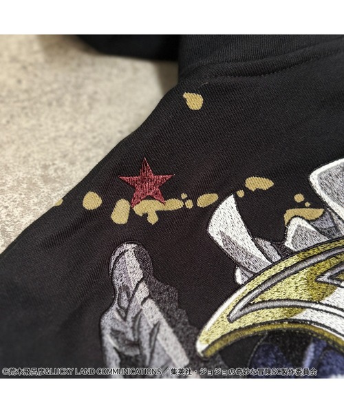 ジョジョの奇妙な冒険（ジョジョノキミョウナボウケン）の「『JOJO/ジョジョ』空条承太郎ジップアップパーカー【Z】（パーカー・メンズ・ブラック・M/L/XL）」の10枚目の写真