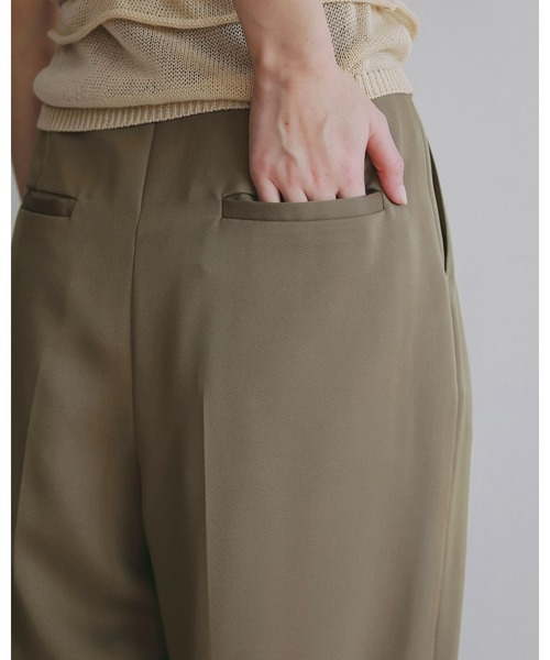 anuke（アンヌーク）の「Twill Satin Pants（その他パンツ・レディース・ベージュ/ブラック/ブラウン・38inch/36inch）」の13枚目の写真
