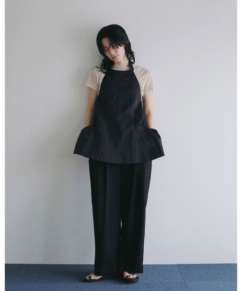 anuke（アンヌーク）の「Twill Satin Pants（その他パンツ・レディース・ベージュ/ブラック/ブラウン・38inch/36inch）」の17枚目の写真