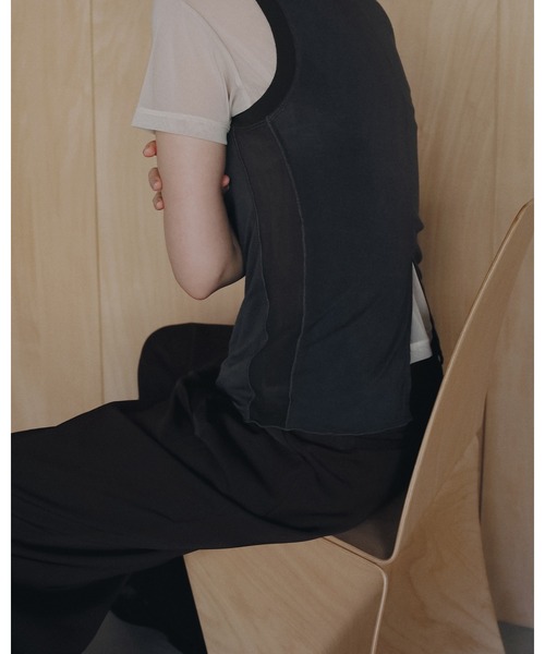 anuke（アンヌーク）の「Twill Satin Pants（その他パンツ・レディース・ベージュ/ブラック/ブラウン・38inch/36inch）」の20枚目の写真