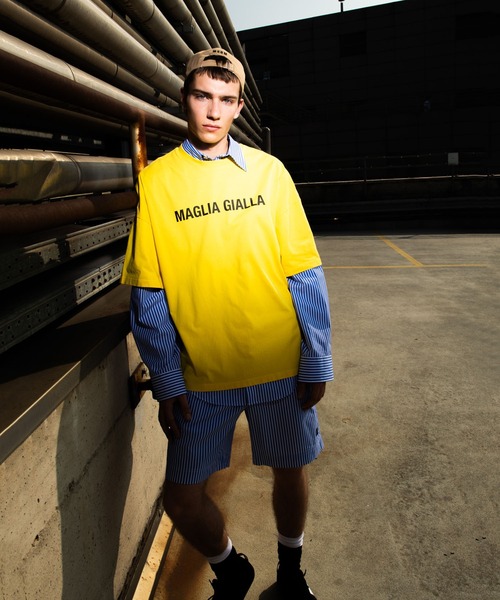 MSGM(エムエスジーエム)の「【NEW】MAGLIA GIALLA プリントTシャツ(Tシャツ/カットソー・メンズ・イエロー・L/S/XL/M)」の6枚目の写真