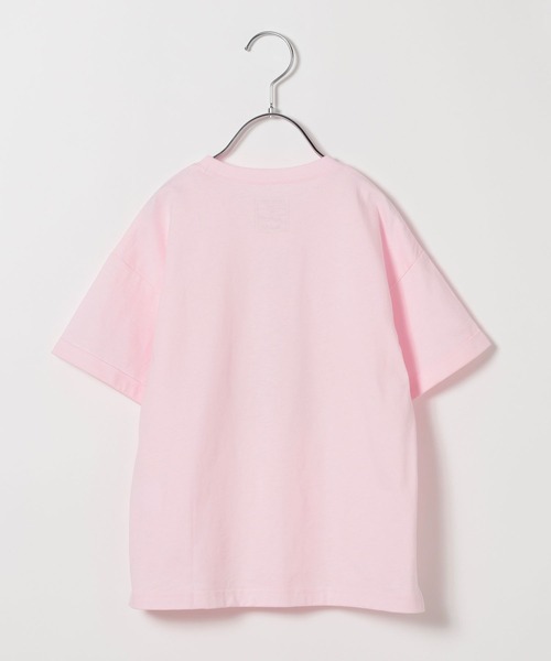GLOBAL WORK(グローバルワーク)の「ヘビロッTモチーフ半袖T/T/659141(Tシャツ/カットソー・キッズ・ホワイト系その他2/ベビーピンク・120cm/100cm/110cm)」の5枚目の写真