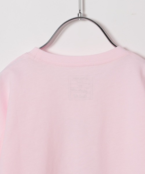 GLOBAL WORK(グローバルワーク)の「ヘビロッTモチーフ半袖T/T/659141(Tシャツ/カットソー・キッズ・ホワイト系その他2/ベビーピンク・120cm/100cm/110cm)」の9枚目の写真