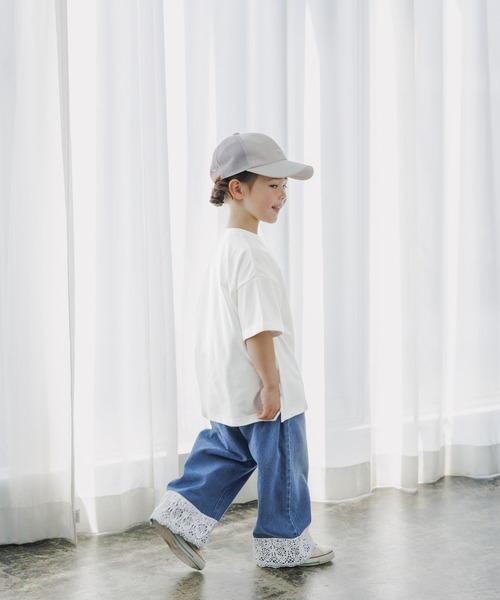 GLOBAL WORK(グローバルワーク)の「ヘビロッTモチーフ半袖T/T/659141(Tシャツ/カットソー・キッズ・ホワイト系その他2/ベビーピンク・120cm/100cm/110cm)」の13枚目の写真