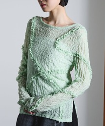 ROSE BUD | FRILL LACE TOP(Tシャツ/カットソー)